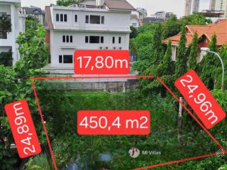 Giảm 20 tỷ! bán gấp 450m² đất compound thảo điền 1, nguyễn văn hưởng q2 dt 18x25 giá 100 tỷ