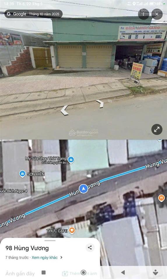 Bán nhà đất mặt tiền hùng vương phường hòa thuận, tp trà vinh