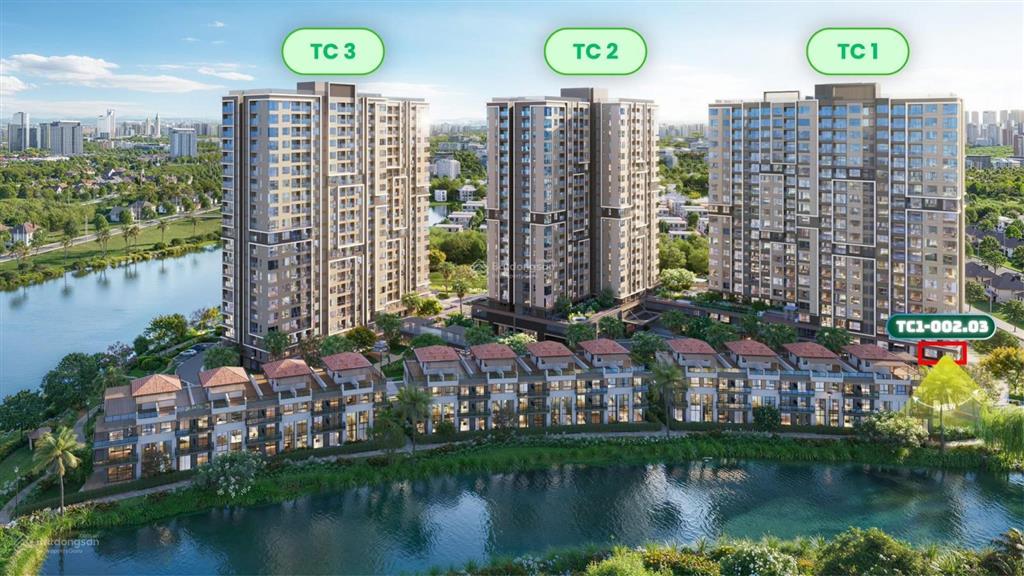 Căn góc trellia cove giá tốt nhất giỏ hàng cđt nam long 2pn 2wc view đẹp thoáng mát