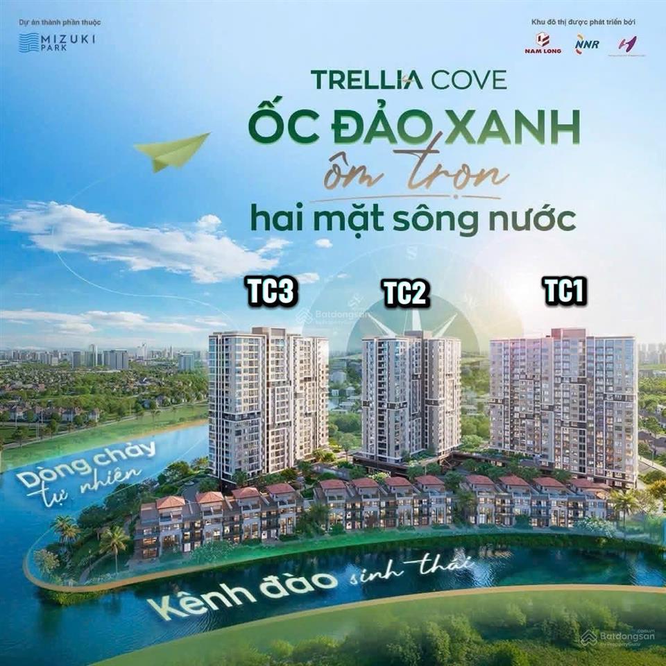 Mizuki park căn hộ compound trellia cao cấp, giỏ hàng căn đẹp trực tiếp nam long ck 13.5%