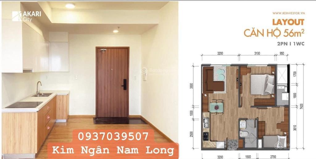 Akari sổ hồng chính chủ bán căn 2pn 1wc view đẹp thoáng mát