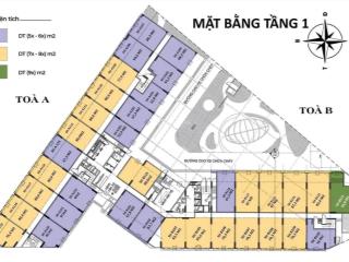 Bán shophouse khối đế chung cư đại mỗ, giá 4x triệu/m2 làm văn phòng, kinh doanh