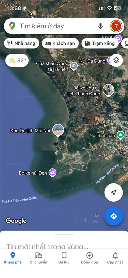 Bán đất tại núi đèn, pháo đài, hà tiên, 3,2 tỷ, 927,7 m2 gần bãi biển mũi nai  mr kiệt 0834 871 ***