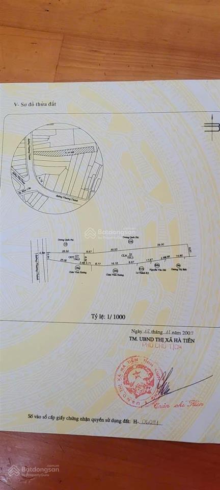 Bán đất tại phương thành, hà tiên, 4,3 tỷ, 949,3 m2, giá ưu đãi  mr kiệt 0834 871 ***
