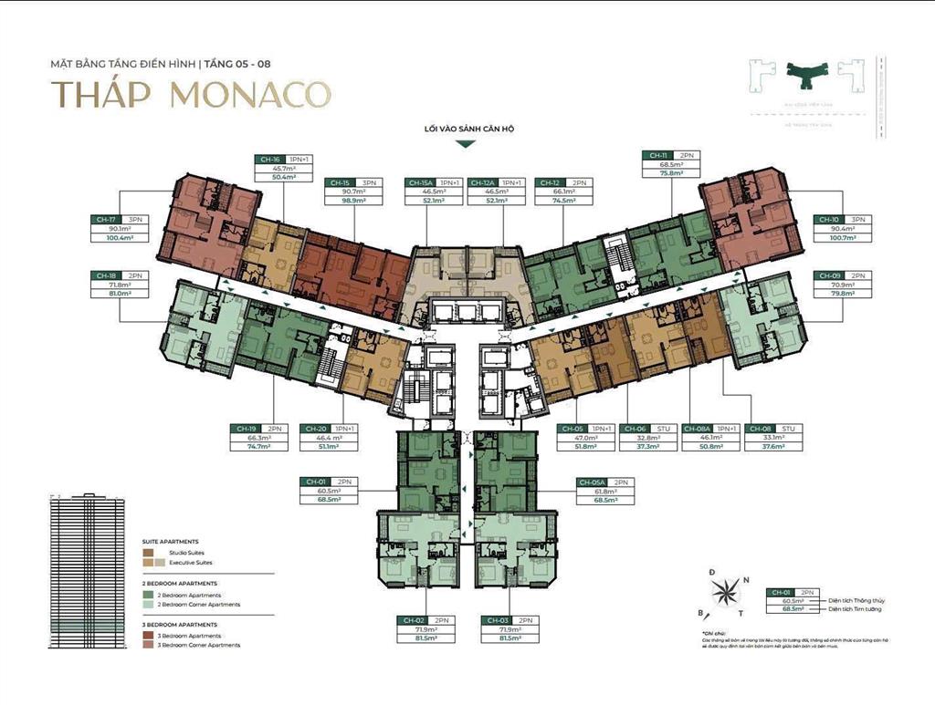 Bán cắt lỗ 500 triệu căn 2 ngủ view hồ tháp monaco dự án vinhomes cổ loa  0984 554 ***