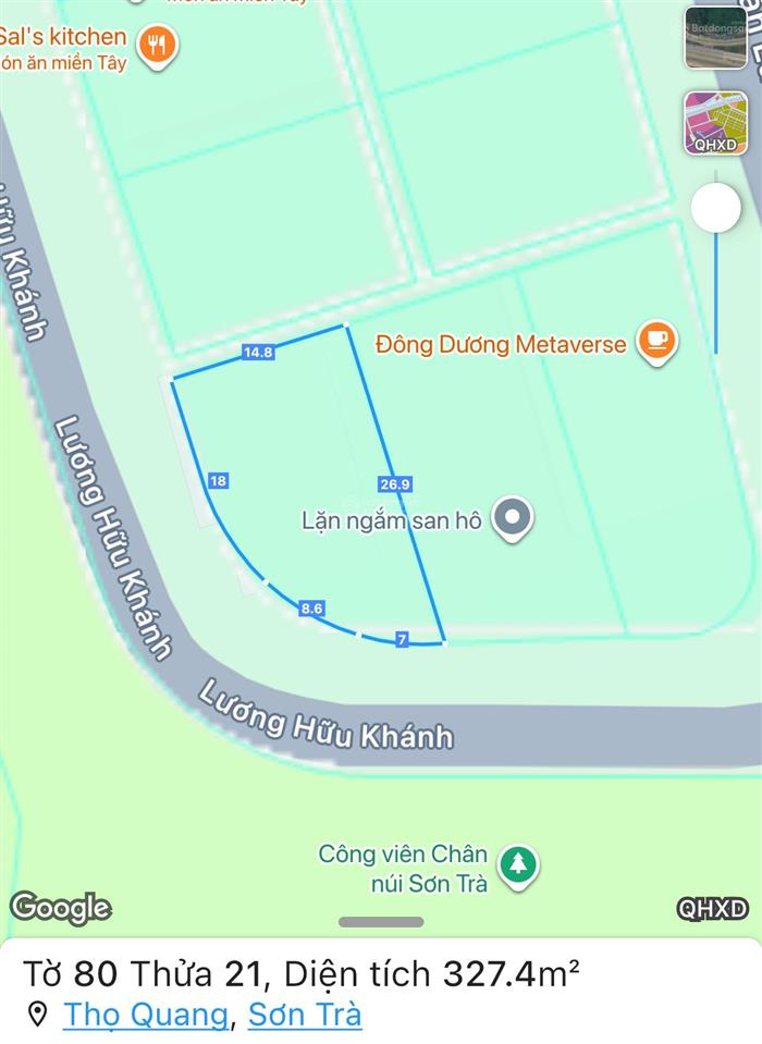 Cho thuê nhà 2 mặt tiền view biển lương hữu khánh, sơn trà (dtsd 700m2)