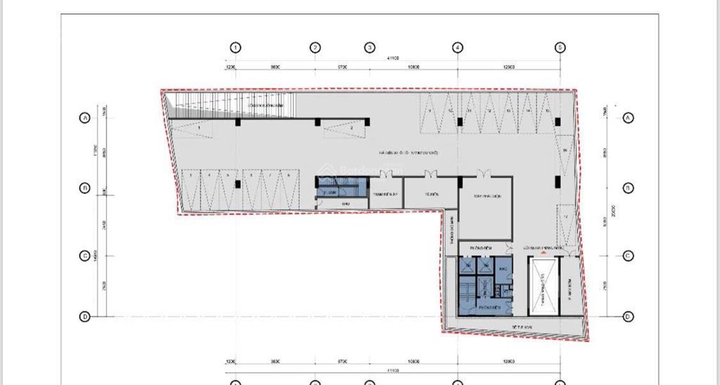 Mặt bằng núi thành đà nẵng 1040m2 nở hậu ngang 15,6m