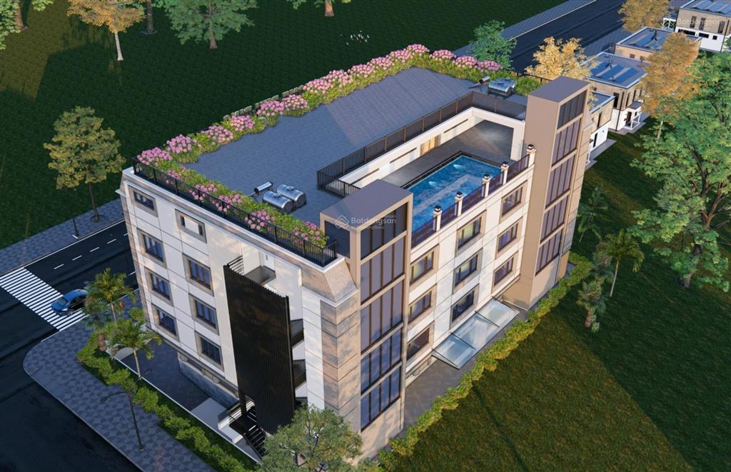 Tòa nhà mới xây mặt tiền nguyễn văn hưởng, phường thảo điền, quận 2  dt 20x40m hầm lửng 5 lầu