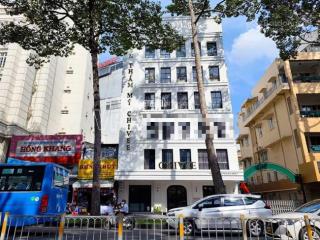 Cho thuê tòa nhà góc 2mt 181  183  185 trần hưng đạo, p. cô giang, quận 1