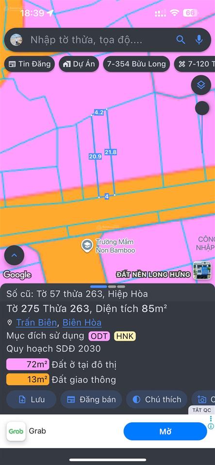 Đất 84m2 kế phúc hiếu p.hiệp hoà 3,2 tỷ xả lỗ bán nhanh đối diện aeon đầu tư hoặc an cư đều đẹp