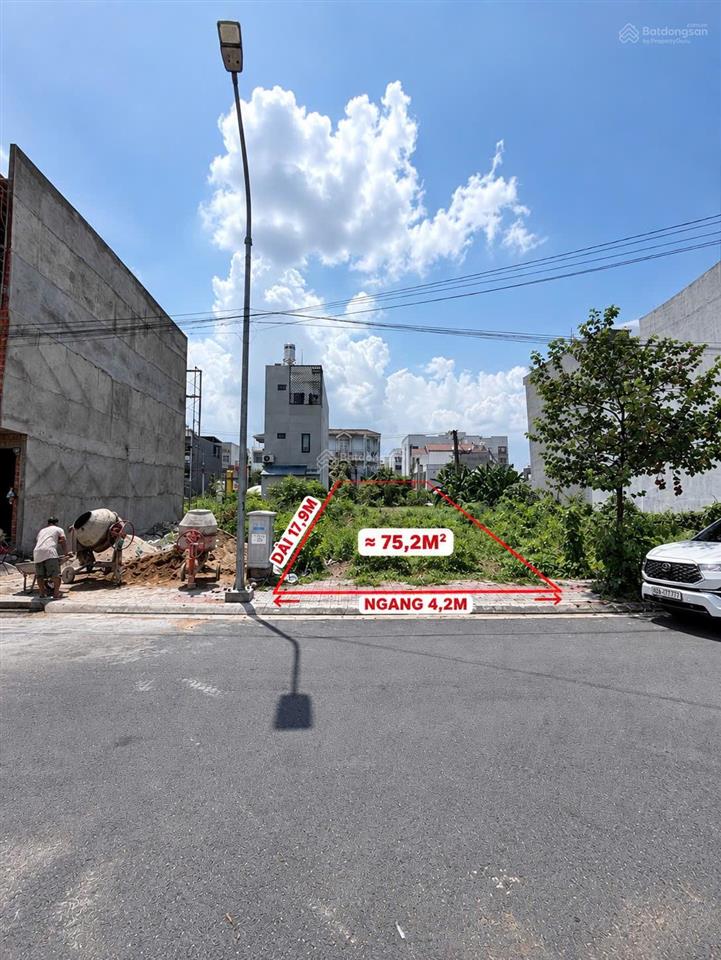 Đất đường bàn cờ tđc bửu long sau nguyễn bỉnh khiêm 75m2 giá 3,5 tỷ xây dựng ngay vị trí kinh doanh