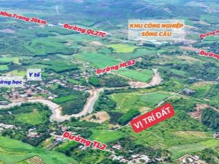 Đất mặt tiền đường nhựa sông cầu  chỉ 750 triệu