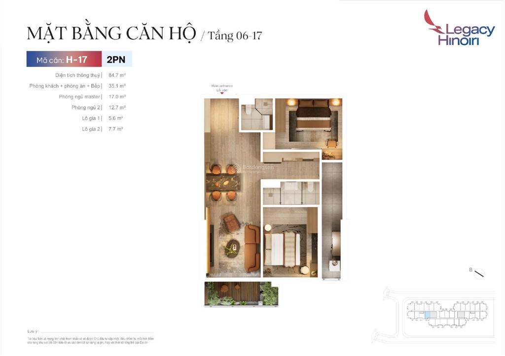 Cắt lỗ căn 85m2 view núi giá tốt tại legacy hinoiri chỉ 5.1 tỷ