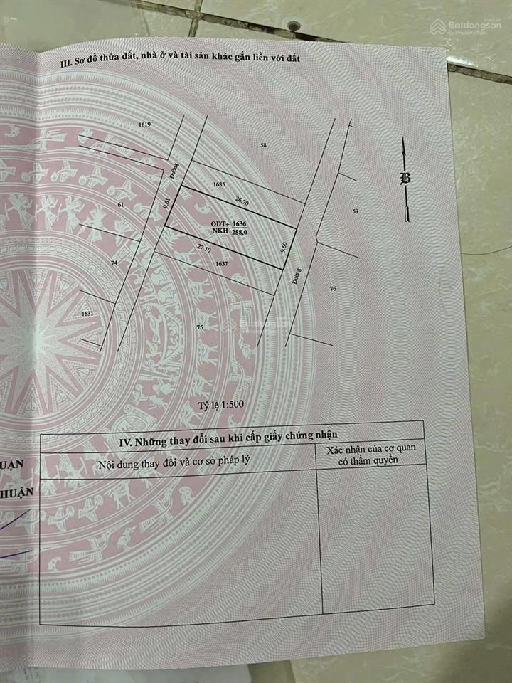 Cần bán đất nền biệt thự 2 mặt tiền giá tốt giá 780 triệu (gặp chủ thương lượng t