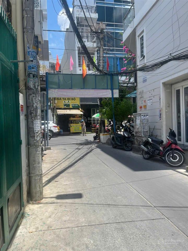 Bán nhà 130/ hồ bá kiện, dt 4m x 20m, hẻm 7.5m, 4 tầng, giá 15 tỷ tl