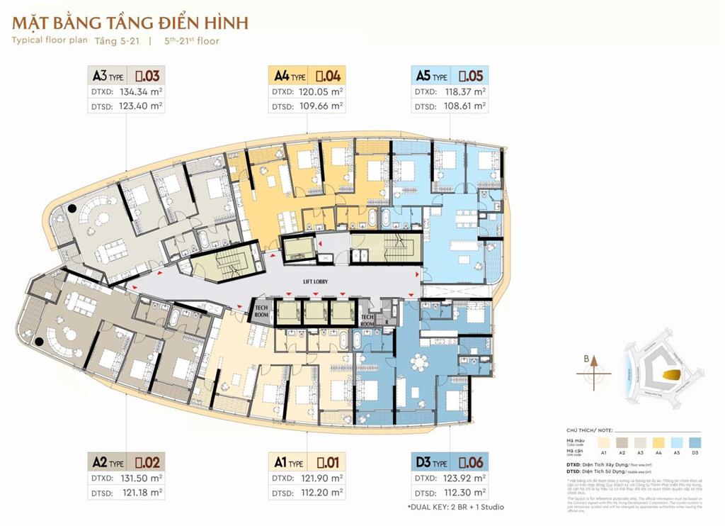 Hot! giá siêu tốt! cần bán gấp căn hộ cao cấp phú mỹ hưng, vị trí 03 view trực diện hồ bán nguyệt