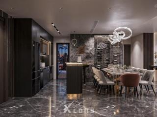 Thiện chí bán căn hộ the peak midtown, dt 124m2, 3pn  2wc, view sông, công viên, có ô xe.