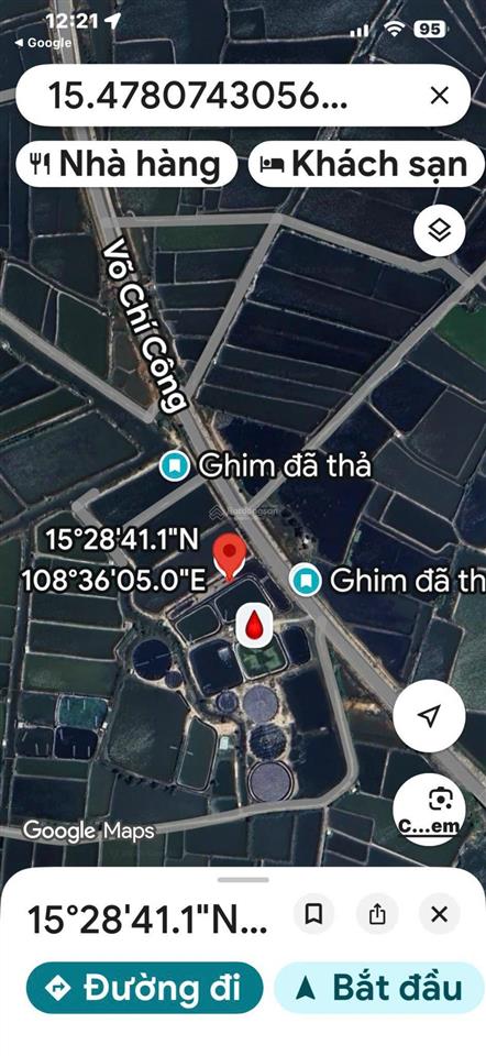 Bán đất 32.500m2 đường võ chí công, sát kcn chu lai, gần cảng chu lai, sân bay  giá 1.2tr/m2