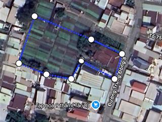 Bán đất mặt tiền trung đông 8, hóc môn, giá 15tr/m2