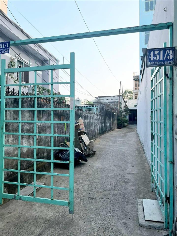 Bán nhà hxh 451/3 lê đức thọ p16, dtkv 65m2 có 1 lầu 4pn giá 5,8 tỷ