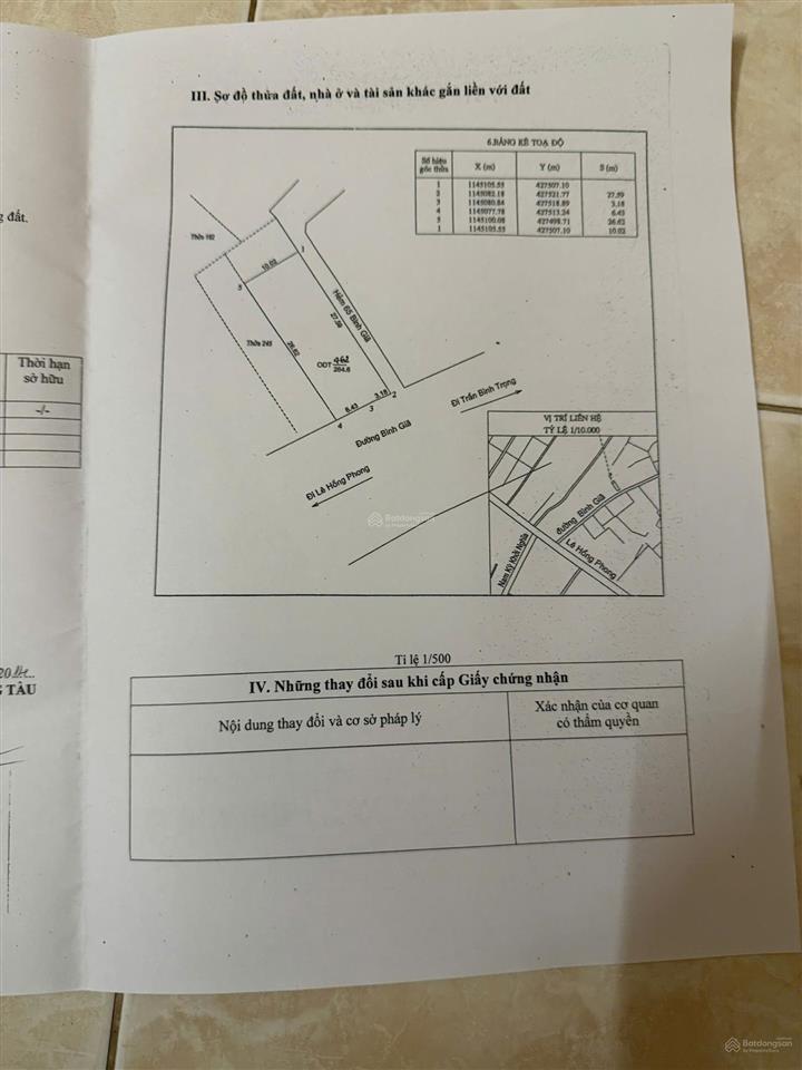 Bán nhà mặt tiền bình giã phường 8 vũng tàu, ngang 10m, dt 289m², giá 40 tỷ