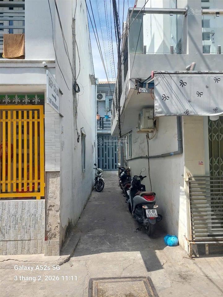 Bán nhà trệt lửng hẻm 125 hoàng văn thụ, ninh kiều, cần thơ, cách đường hoàng văn thụ chỉ 150m