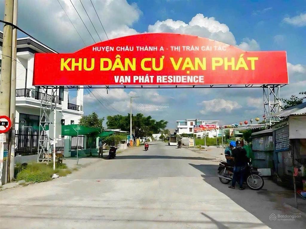 Bán nền đẹp kdc vạn phát, cái tắc, cần thơ gần chợ cái tắc, trường học các cấp, kcn tân phú thạnh