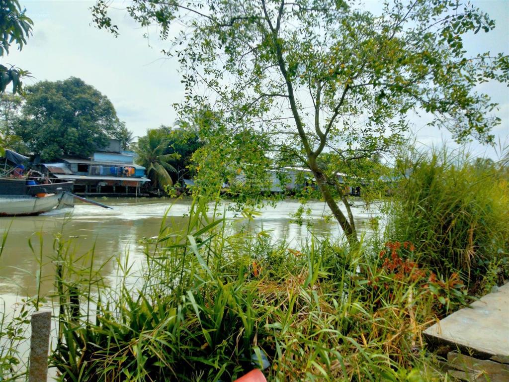 Bán đất tặng nhà trệt kiên cố lộ ô tô view sông, sau giáp kênh thủy lợi 10m cách đường tỉnh 922 1km