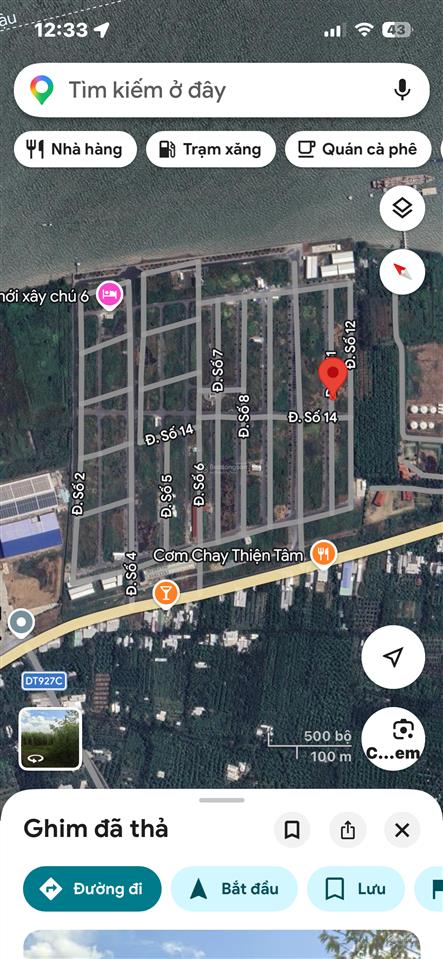 Bán nền thổ cư kdc vạn phát sông hậu, mái dầm, châu thành, cần thơ
