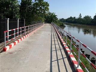 Bán 1 công đất có nhà vườn xẻo lá, p hưng phú, cần thơ view bờ kè, cách đường vành đai phía tây 2km