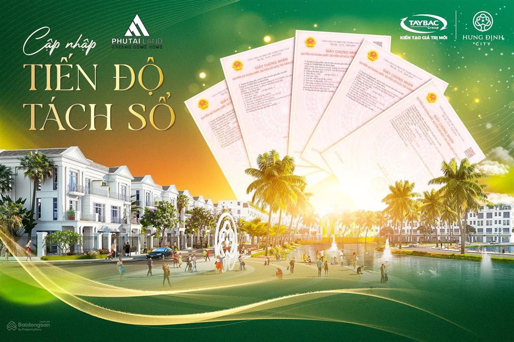 Bán liền kề dự án hưng định city  an nhơn diện tích đất từ 100m2 thuận lợi mở shop