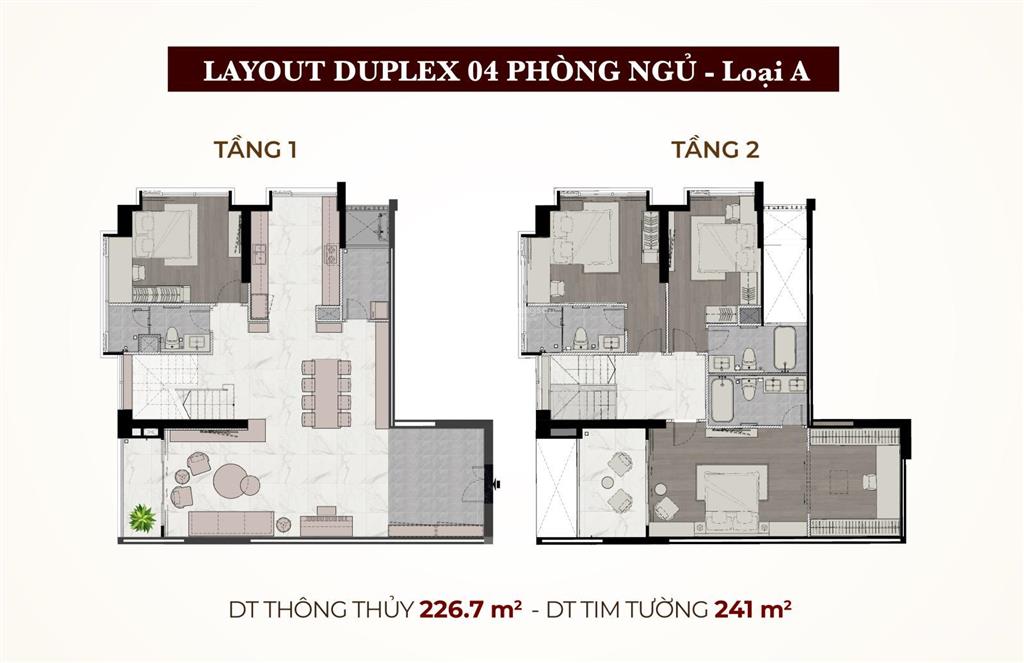 Bán căn hộ duplex kiều by kita quận 5, diện tích 241m², thiết kế 4 phòng ngủ, giá chỉ 37 tỷ!