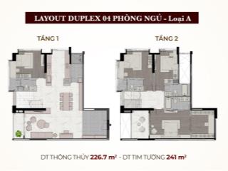 Bán căn hộ duplex kiều by kita quận 5, diện tích 241m², thiết kế 4 phòng ngũ, gía chỉ 37 tỷ!