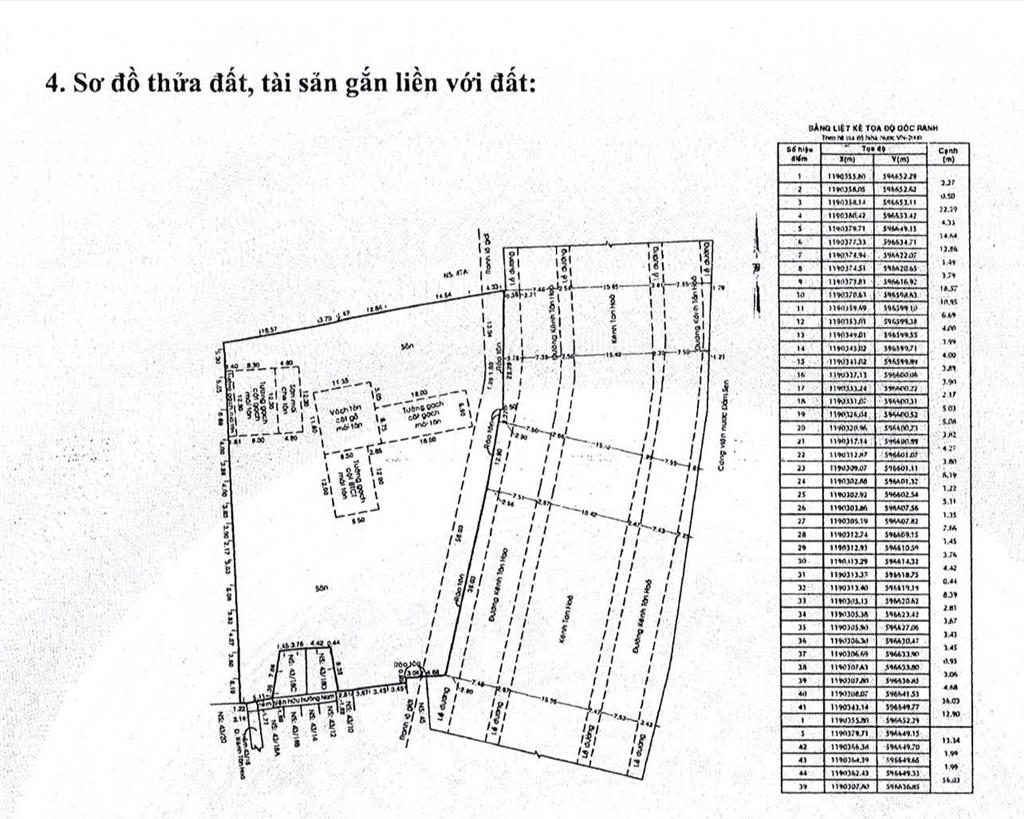 Bán đất tại 47 kênh tân hóa, 260 tỷ, 3.315m2 view đẹp, chính chủ