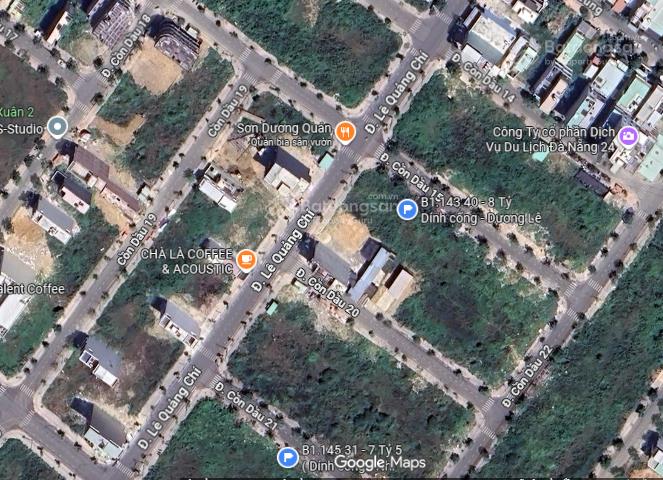 Bán lô đất cồn dầu 20  124m2  giá 6 tỷ 5