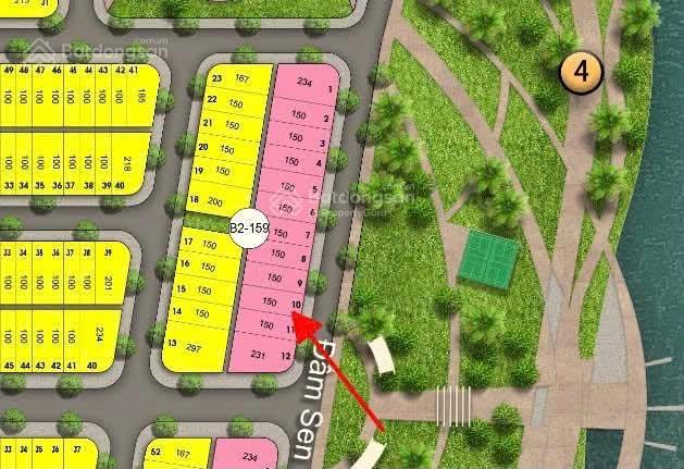 Biệt thự view công viên  view sông b2.159  giá 13 tỷ 230