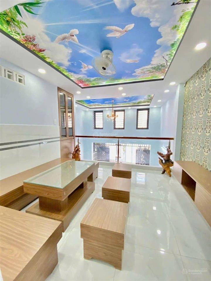2,9tỷ có căn nhà đẹp 1 lửng 1 lầu trong khu biệt thự, tặng nội thất  nguyễn thị thảnh  hóc môn
