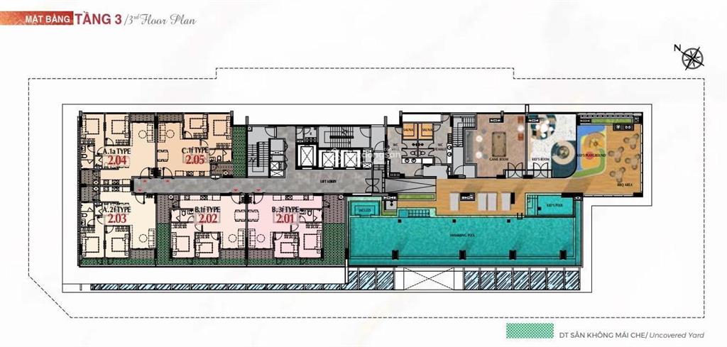 Hàng chuyển nhượng the aurora, 2pn, lầu cao giá 8,8tỷ, thanh toán cuối năm  0901 364 ***