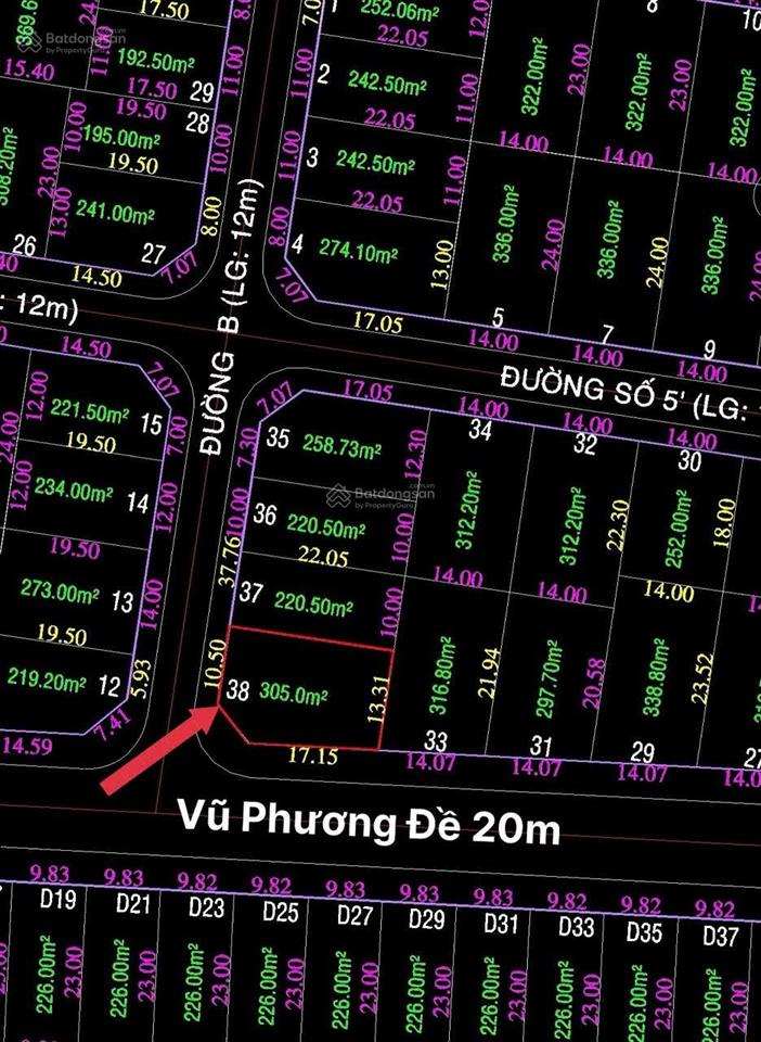 Nắm chủ  lô góc e38 vũ phương đề thủ thiêm villa 305m2  ace cần 