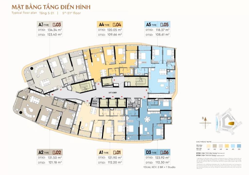 Gấp suất dành cho người nước ngoài  spa trần cao 3.8m regency pmh, 3pn 124m2 view đông nam rất đẹp