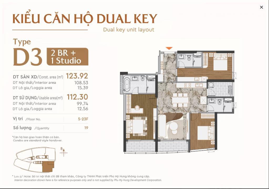 Gấp suất dành cho người nước ngoài  spa trần cao 3.8m regency pmh, 3pn 124m2 view đông nam rất đẹp