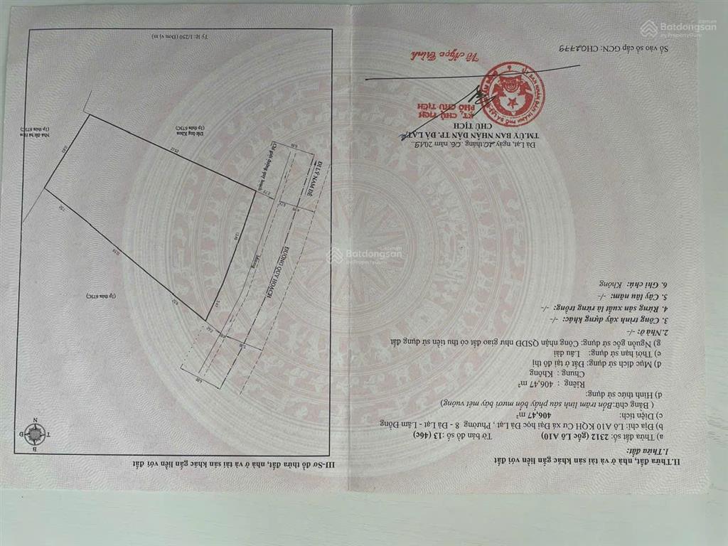 Bán rẻ chỉ 13.3 tỷ, giảm 4 tỷ lô đất biệt thự 406,7m2 đường lý nam đế  trung tâm thành phố đà lạt