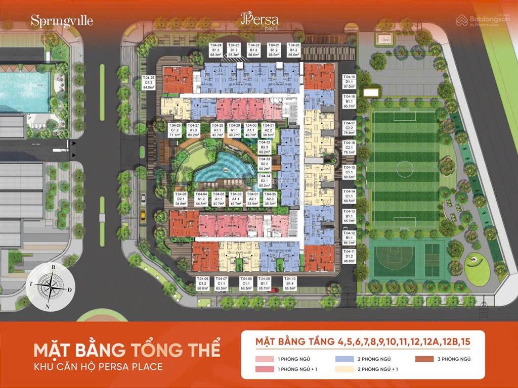 Bán 2pn persa place  t.0x.08  tầng đẹp  75.6m2  giá 4.023 tỷ  ptt vay  đầu tư tiềm năng lớn