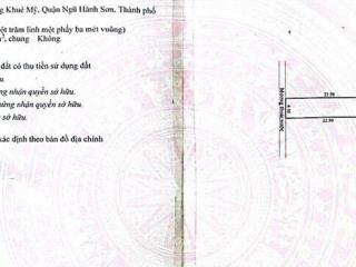 Bán lô đất 101m2 đối diện công viên mt đường 7m5 nguyễn cơ thạch, gần minh mạng, bãi tắm sơn thủy