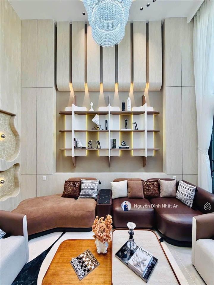 Bán nhà 5 tầng mặt tiền nguyễn duy cung  an hội tây  80m2  full nội thất cao cấp  18 tỷ tl
