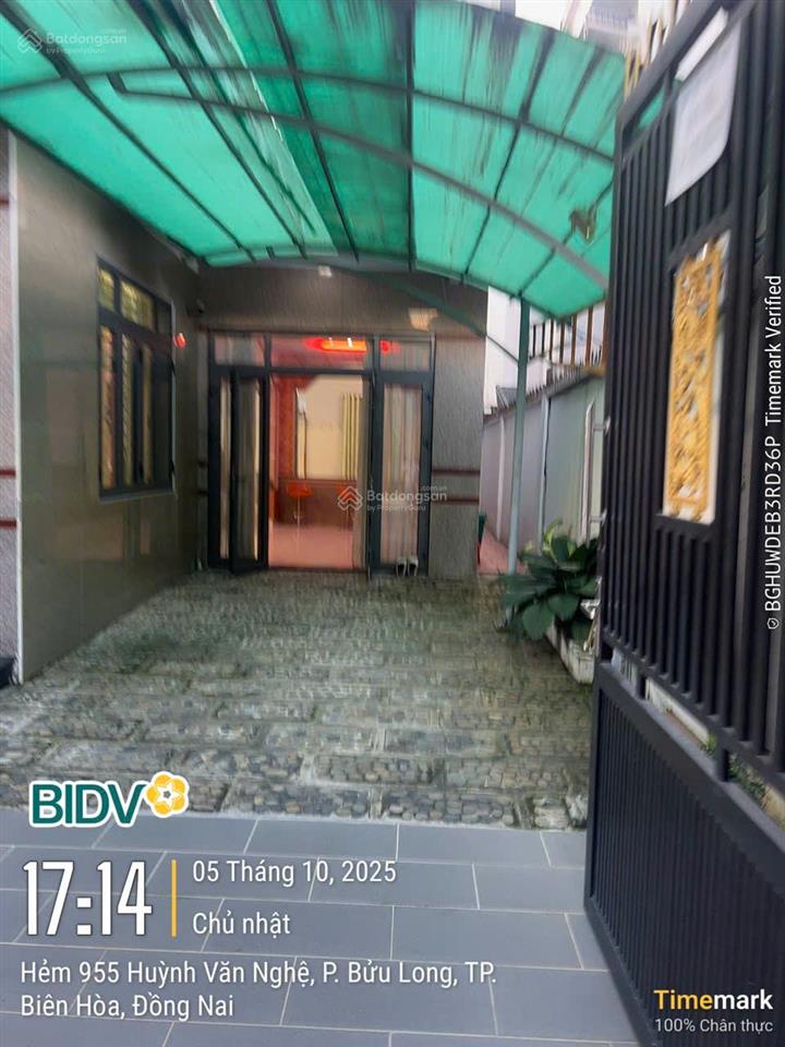 Biệt thự liền kề đường ven sông 160m2 kdc bửu long, diện tích xây dựng 209m2, sổ hoàn công