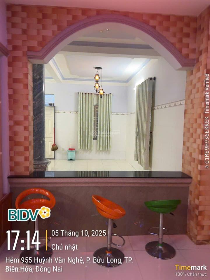 Biệt thự liền kề đường ven sông 160m2 kdc bửu long, diện tích xây dựng 209m2, sổ hoàn công