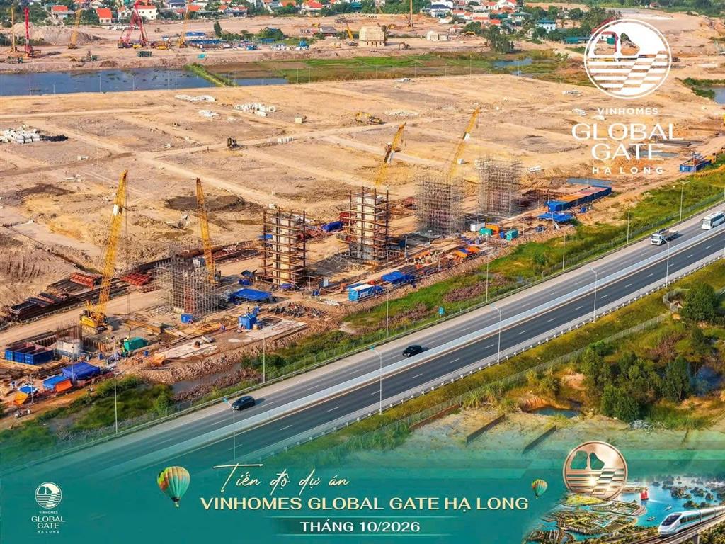 Bán gấp căn góc biệt thự song lập mặt đại lộ apollo 60m  vinhomes global gate hạ long