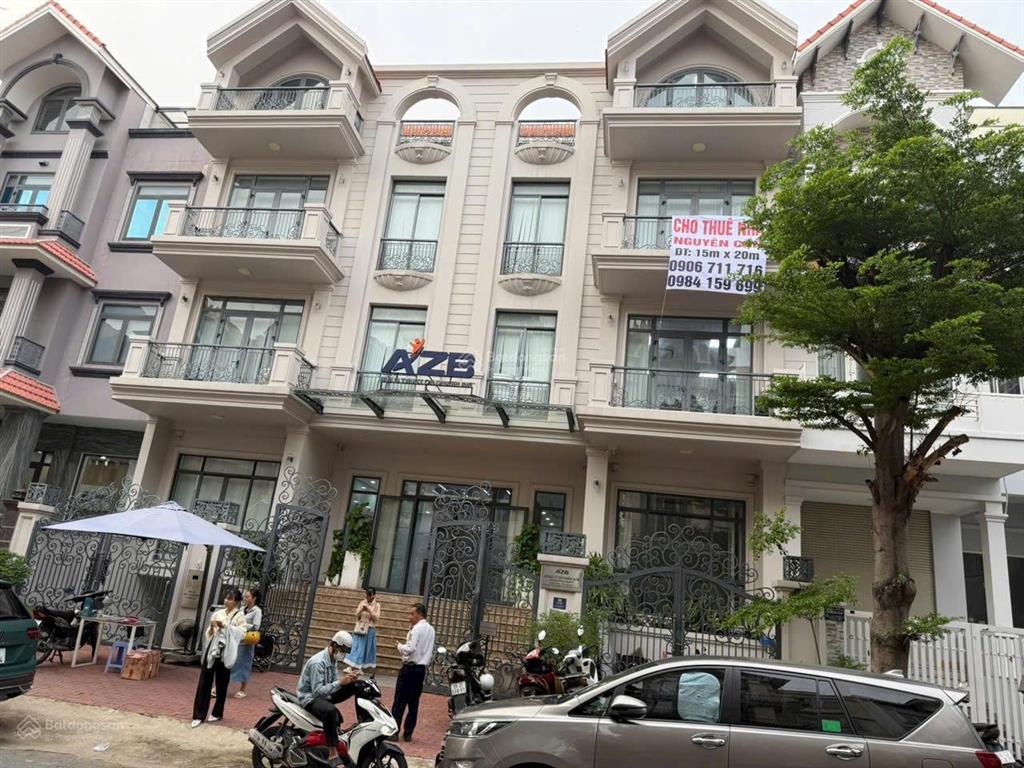 Cho thuê tòa nhà văn phòng diện tích 15x20m tại khu đô thị him lam. dtsd 1000m2