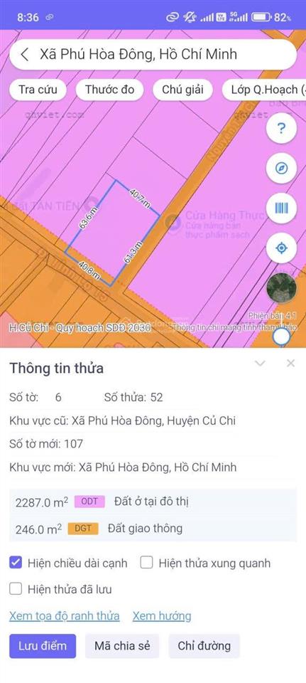 Bán nhà hai mặt tiền vuông vức đường tỉnh lộ 15 khu dân cư sầm uất gần trường học, chợ, ủy ban